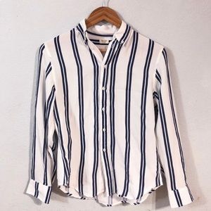 Brandy Melville Striped Button Up